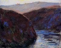 Monet, Claude Oscar - Valley of the Creuse, Evening Effect